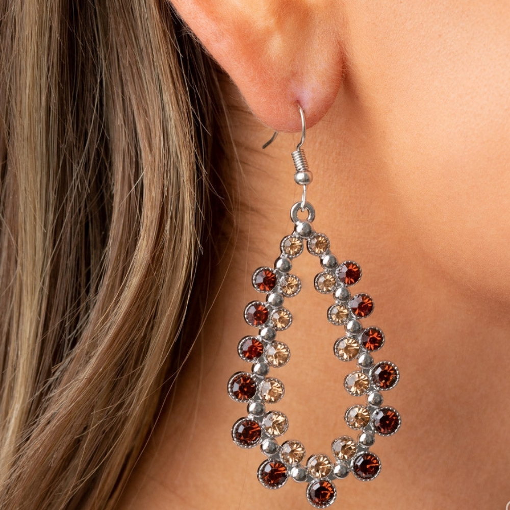 Glow Brown Earrings